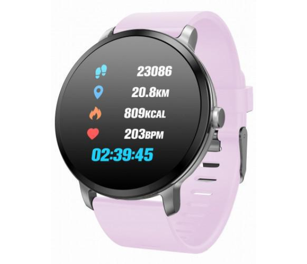 Garett SMARTWATCH GARETT Sport 24 Różowy # - 1381425 - zdjęcie
